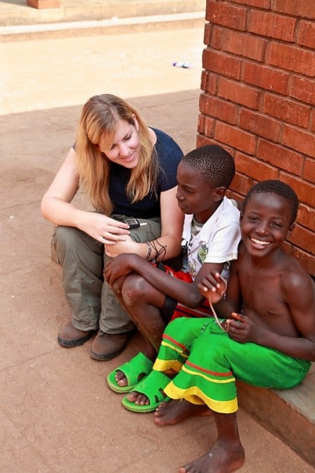 Jo content gathering in Uganda with Comic Relief