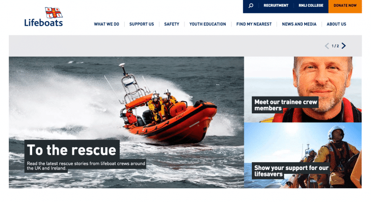 RNLI website